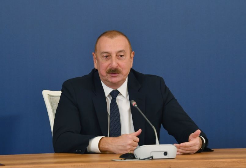 Prezident İlham Əliyev: Biz İran ilə Ermənistan arasında olan münasibətlərdən o qədər də razı deyilik