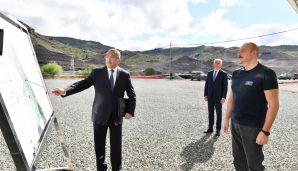 Azərbaycan Prezidenti İlham Əliyev Laçın və Qubadlı rayonlarına səfər etdi -   FOTOLAR — foto 3