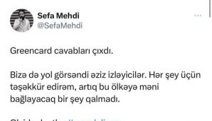 Azərbaycanlı aktyor “Greencard” uddu:       “Artıq məni bu ölkəyə bağlayan heç nə qalmadı” — foto 1
