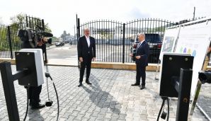 Prezident İlham Əliyev Şuşa Elektrik Şəbəkələrinin İnnovativ Texnologiyalar Mərkəzinin açılışını edib -         FOTO — foto 1