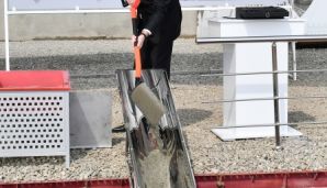 Şuşanın Qarabağ küçəsində inşa olunacaq qeyri-yaşayış binasının təməli qoyuldu -   FOTO — foto 3