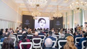 Şuşada Ulu Öndər Heydər Əliyevin 100 illiyi münasibətilə film nümayiş olundu -     FOTOLAR — foto 2