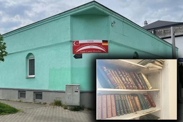 Almaniyada məscidə hücum edən şəxs Quranı yandırmağa cəhd etdi