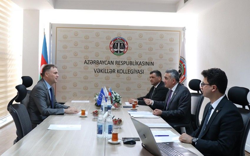 Vəkillər Kollegiyasında Avropa Şurasının rəhbərliyi ilə görüş keçirildi