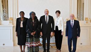 Prezident İlham Əliyev Beynəlxalq Mülki Müdafiə Təşkilatının Baş katibini qəbul etdi -   YENİLƏNDİ — foto 2