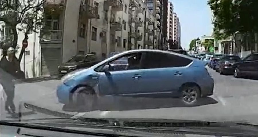 Bakıda qəza: “Prius” qadını vurdu -       ANBAAN VİDEO