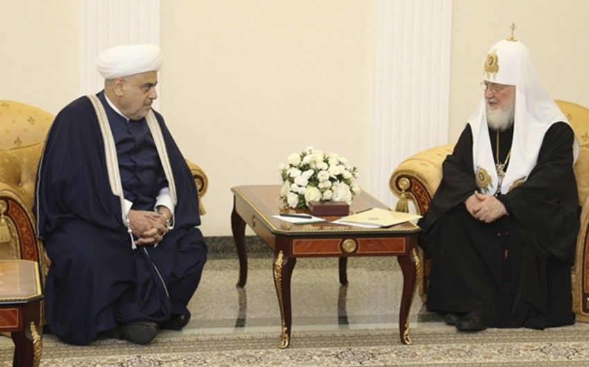 Kazanda Allahşükür Paşazadə ilə Patriarx Kiril arasında görüş oldu