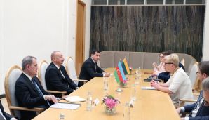 İlham Əliyevin İnqrida Şimonite ilə görüşü keçirildi -   YENİLƏNDİ — foto 1