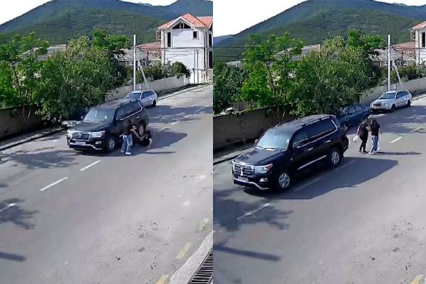 Azərbaycanda “Land Cruiser”i geriyə hərəkət etdirən sürücü piyadanı vurdu -        ANBAAN VİDEO