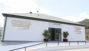 Dövlət başçısı Kəlbəcərdə hərbi hospitalın açılışında iştirak etdi -     FOTOLAR — foto 9