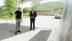 İlham Əliyev Laçına səfər etdi -   FOTOLAR — foto 10