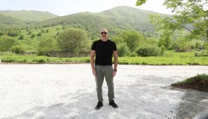 İlham Əliyev Laçına səfər etdi -   FOTOLAR — foto 9