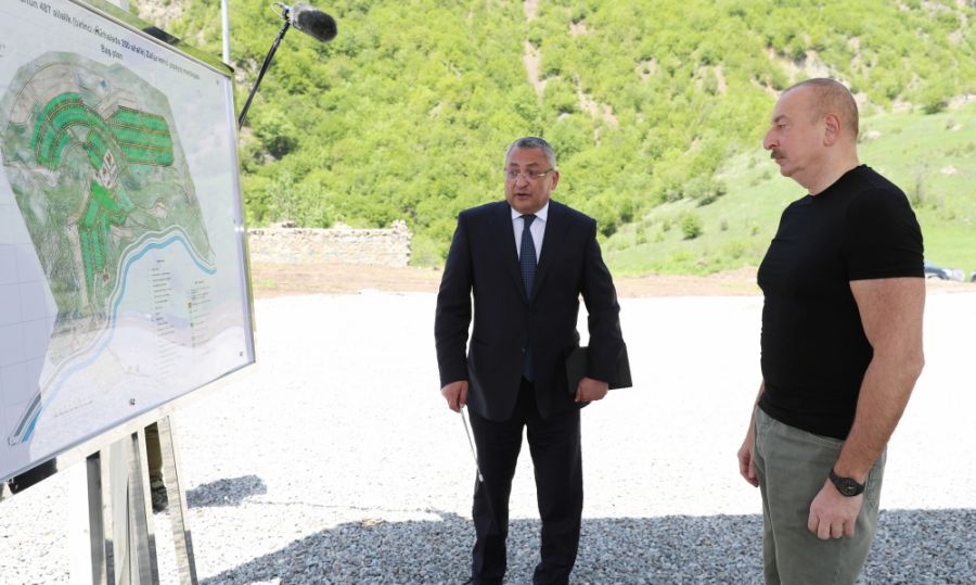 Kəlbəcər rayonunun Zallar kəndinin təməli qoyuldu