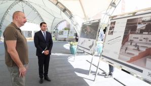 Laçında İşğal və Zəfər Muzeyi Kompleksinin təməli qoyulub — foto 1