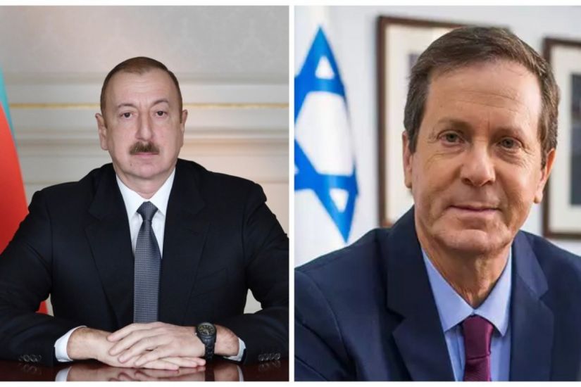 Azərbaycan və İsrail prezidentləri mətbuata bəyanatlarla çıxış ediblər