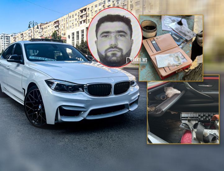 Bakıda film kimi olay:     Ofisiant müştərinin BMW-sini oğurlayıb şəhərə gəzməyə çıxdı - FOTO/VİDEO