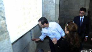 İsrail Prezidenti və birinci xanımı İçərişəhərlə tanış olublar -       FOTO — foto 1