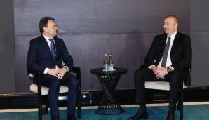 İlham Əliyev Kişineuda Moldovanın Baş naziri ilə görüşdü — foto 1