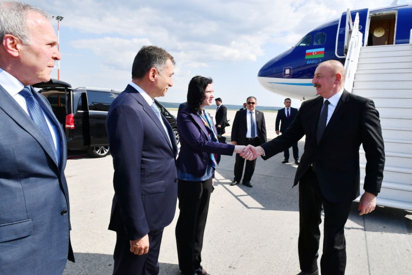 Azərbaycan Prezidenti İlham Əliyev Moldovaya səfərə gedib