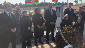 Abşeron rayonunda şəhidlər yad edilir -       FOTOLAR — foto 1