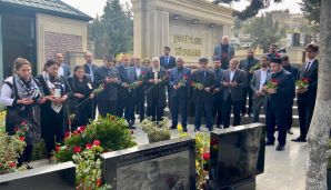 Abşeron rayonunda şəhidlər yad edilir -       FOTOLAR — foto 14