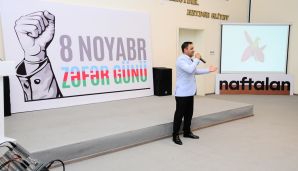 Naftalanda böyük sevinc -     Zəfər bayramı — foto 6