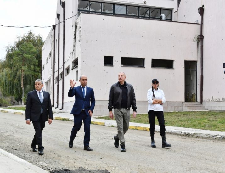 Şuşa şəhərində peşə məktəbinin və kollecin binasına baxış keçirildi -       YENİLƏNDİ
