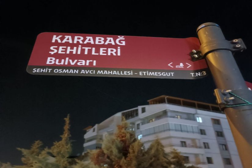 Ankara küçələrindən biri “Qarabağ Şəhidləri Bulvarı” adlandırıldı