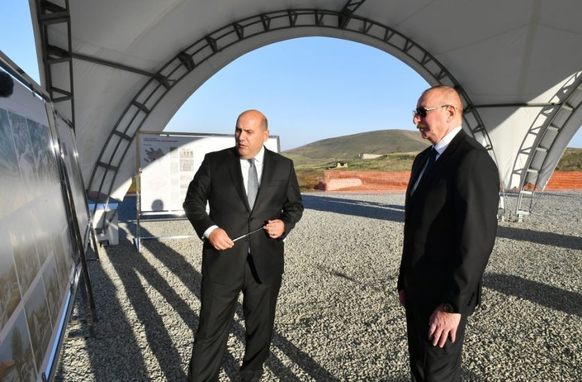 Prezident İlham Əliyev Füzuli rayonunda Qarğabazar kəndinin təməlini qoydu -   YENİLƏNDİ