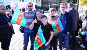 Naftalanda 8 Noyabr - Zəfər günü böyük coşqu ilə qeyd edilib -     FOTOLAR — foto 10