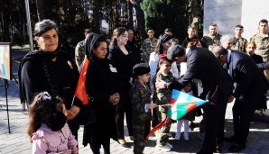 Naftalanda 8 Noyabr - Zəfər günü böyük coşqu ilə qeyd edilib -     FOTOLAR — foto 1