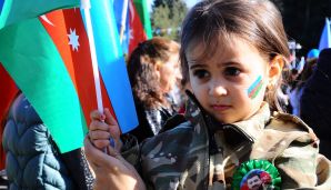 Naftalanda 8 Noyabr - Zəfər günü böyük coşqu ilə qeyd edilib -     FOTOLAR — foto 7