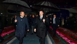 Azərbaycan Prezidenti İlham Əliyev Özbəkistanda səfərdədir — foto 1