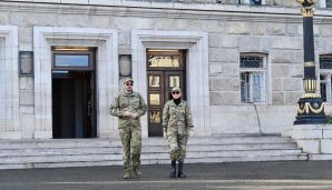 Prezident İlham Əliyev Xankəndidə hərbi paradda iştirak etdi -     YENİLƏNDİ - 2 - FOTO — foto 4