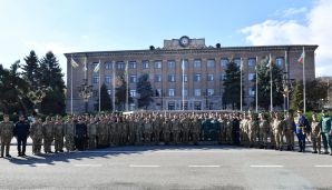 Prezident İlham Əliyev Xankəndidə hərbi paradda iştirak etdi -     YENİLƏNDİ - 2 - FOTO — foto 24