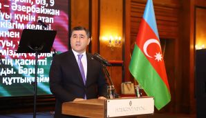 Qazaxıstanda Zəfər Günü münasibətilə möhtəşəm tədbir keçirildi -       FOTO — foto 3