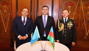 Qazaxıstanda Zəfər Günü münasibətilə möhtəşəm tədbir keçirildi -       FOTO — foto 6