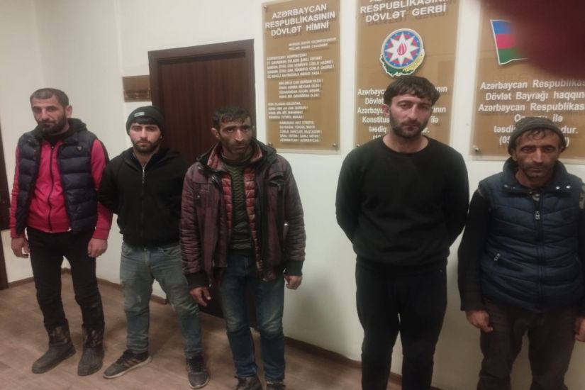 Kəlbəcərə icazəsiz keçən 5 nəfər saxlanıldı