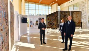 Prezident İlham Əliyev SPECA ölkələrinin sərgisinin açılışında iştirak etdi -     YENİLƏNDİ — foto 8