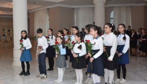Abşeronda “Ümummilli Lider Heydər Əliyev və dövlət uşaq siyasəti” mövzusunda konfrans keçirilib -       FOTOLAR — foto 1