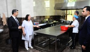 Naftalanda icra başçısı “Kəpəz” sağlamlıq mərkəzində turistlərlə görüşdü -     FOTOLAR — foto 4