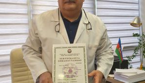 Elçin Əzizov: “Həkimlər üçün nəzərdə tutulan sertifikasiya imtahanında yüksək bal toplamışam” — foto 1