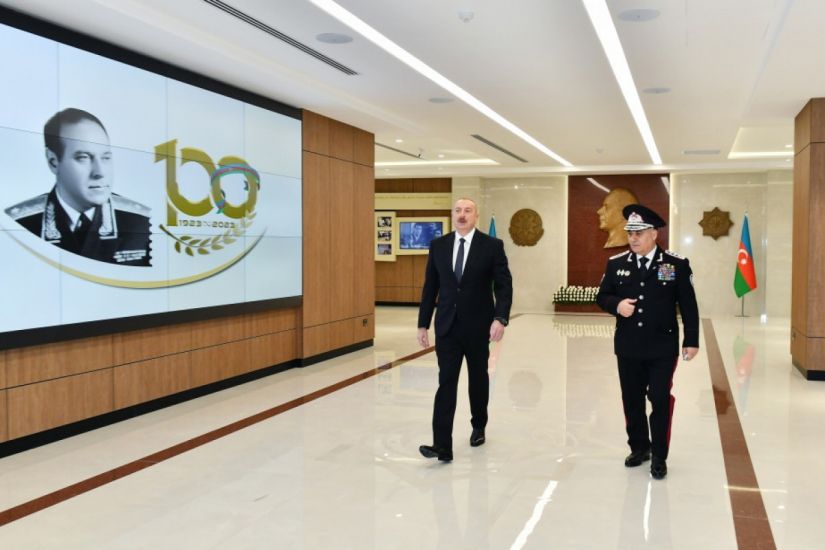 Prezident İlham Əliyev DTX-nin yeni inzibati binalarının açılışında iştirak etdi