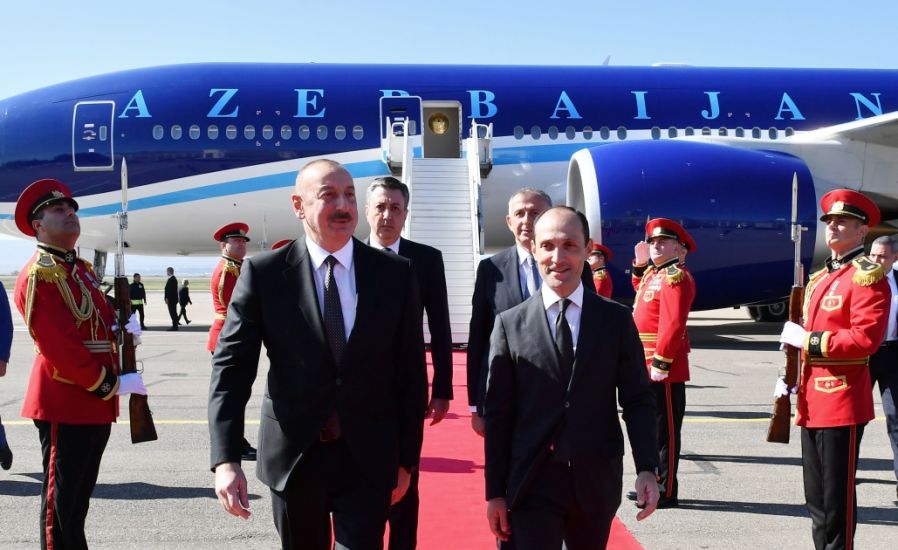 Azərbaycan Prezidenti İlham Əliyev Gürcüstana getdi