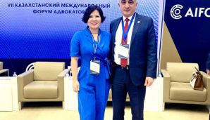 Vəkillər Kollegiyasının nümayəndə heyəti Qazaxıstanda keçirilən VII Beynəlxalq Vəkillər Forumunda iştirak edib — foto 13
