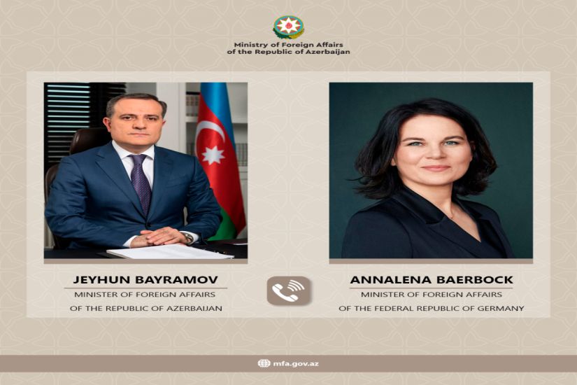 Ceyhun Bayramov almaniyalı həmkarı ilə Azərbaycan-Ermənistan arasında sülh perspektivlərini müzakirə edib