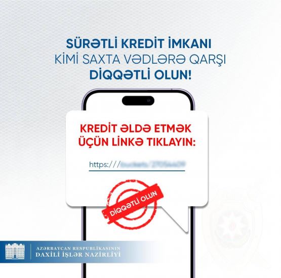 DİN saxta kredit elanları ilə bağlı xəbərdarlıq etdi