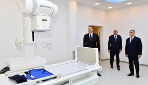 Sumqayıtda 2 saylı şəhər xəstəxanasının yeni binasının açılışı olub — foto 6