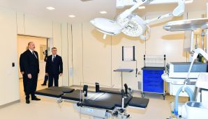 Sumqayıtda 2 saylı şəhər xəstəxanasının yeni binasının açılışı olub — foto 2