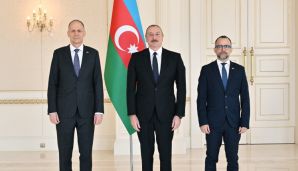 Azərbaycan Prezidenti İsveçrənin yeni səfirinin etimadnaməsini qəbul etdi — foto 1